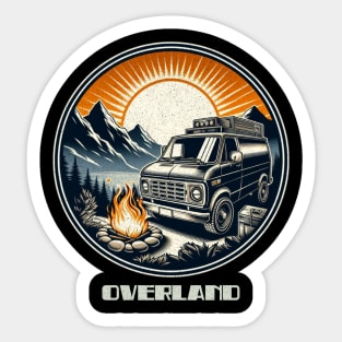 Overland Ford Van Sticker